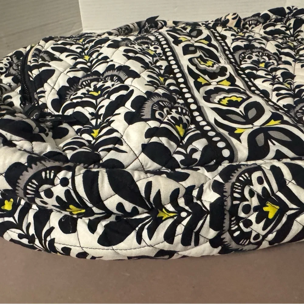 Vera Bradley Black and White Floral Duffle Bag